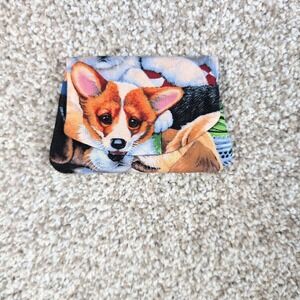 Puppy Dog/Blue Wallet‎ Credit Card Holder Pocket Wallet Dog Lover Cute Gift